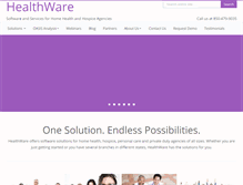 Tablet Screenshot of healthware.com